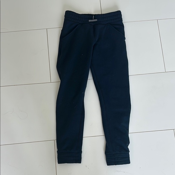 Ivivva Kids Navy Jogger Pants fleece lined 10 - Picture 1 of 6